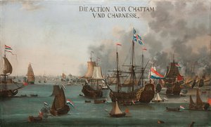 La bataille de Chatham, vers 1667