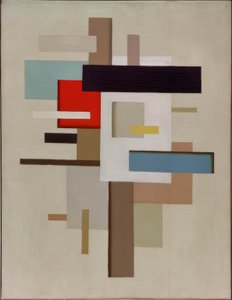 Sur fond jaune - Willi Baumeister