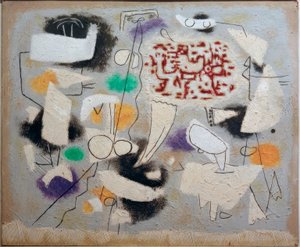 Poésie avec de petites formes fantômes