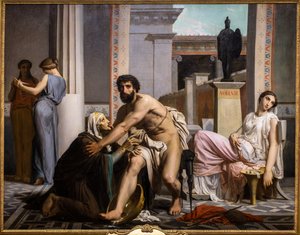 Ulysse reconnu par sa nourrice à son retour de Troie - William Adolphe Bouguereau