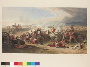 Le champ de Prestonpans, gravé par Mouilleron