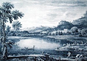 Vue de Winander Meer près d