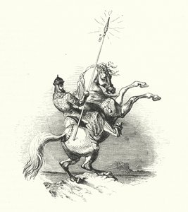 Cavalier de bronze (gravure)