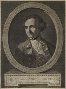 Portrait du capitaine James Cook (gravure) - William (after) Hodges