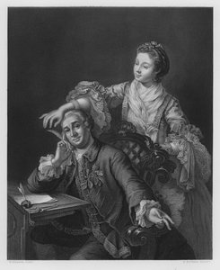 Garrick et sa femme, d