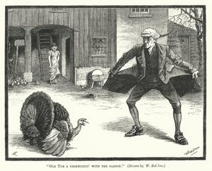 Vieux Tom en escarmouche avec le pasteur