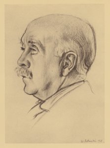 Portrait de Max Beerbohm - William (after) Rothenstein