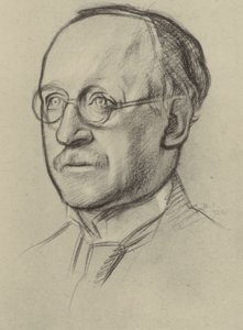Sir Edwin Lutyens, RA (lithographie) - William (after) Rothenstein