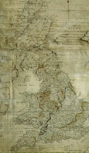 Carte des strates en Angleterre, au Pays de Galles et en partie en Écosse, gravée par John Cary, vers 1802-3 - William (after) Smith