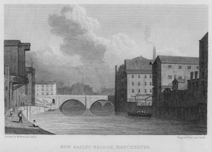 Nouveau pont Bailey, Manchester - William (after) Westall