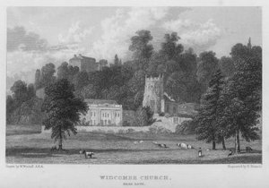 Église de Widcombe, près de Bath (gravure)