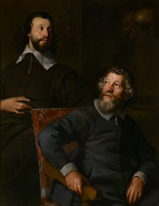 Portrait de deux messieurs, appelés Nicholas Stone et son fils