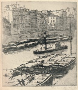 Quai des Grands Augustins, 1915 - William A Levy