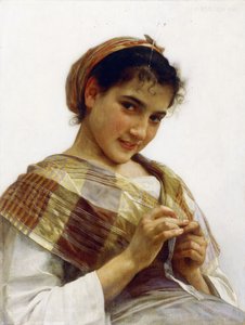 Une fille bretonne - William Adolphe Bouguereau