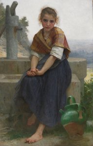 Français :  La Cruche Cassée The Broken Pitcher - William Adolphe Bouguereau