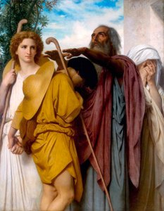 Tobias disant au revoir à son père, 1860