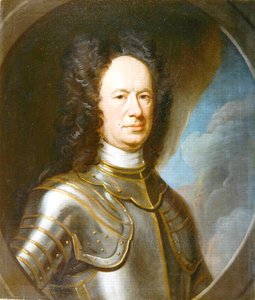 Portrait du colonel Alexander Campbell de Finab (né en 1669) 1715