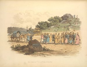Une procession funéraire