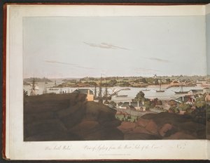 Vue de Sydney du côté ouest de la crique