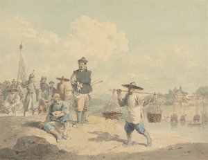 Vue de la province de Kiang-nan, Chine, prise de la nature