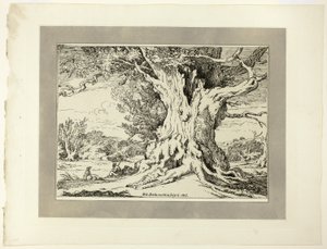 Repos, Hommes et Chiens Sous un Grand Arbre, du premier numéro de Spécimens de Polyautographie