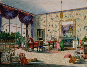 Le salon chinois, Middleton Park, Oxfordshire