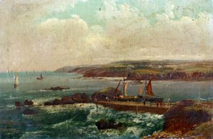 Port Bude, dans le Devon (Angleterre), par William Allan (1782-1850) - William Allan