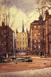 Fountain Court, Temple - William Allister Macdonald