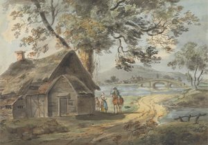Homme à cheval et autres figures