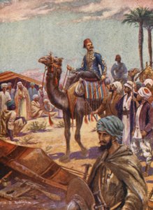 Illustration pour la vie du général Gordon (lithographie couleur) - William B. Robinson