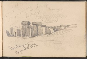 Stonehenge, 25 août 1879 - William Barnes Wollen
