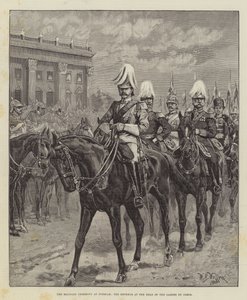 La cérémonie militaire à Potsdam, l