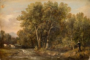 Paysage boisé, 1851