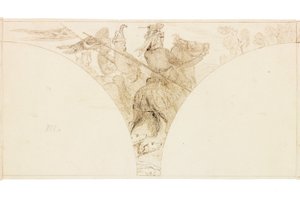 Esquisse pour une fresque à Wallington Hall - William Bell Scott