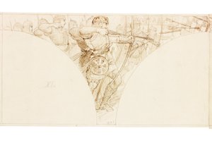 Esquisse pour une fresque à Wallington Hall