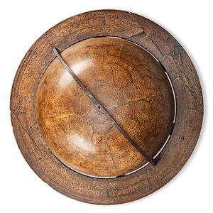 Globe terrestre anglais ancien