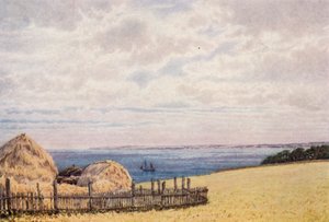 Vue sur Pegwell Bay depuis le côté de Ramsgate - William Biscombe Gardner