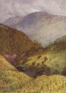 Vue sur Chee Dale, High Tor au loin - William Biscombe Gardner