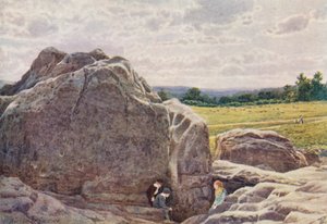Vue vers la Vallée Heureuse depuis les Rochers sur le Commun, Tunbridge Wells