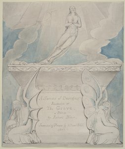 Page de titre pour "The Grave" - William Blake