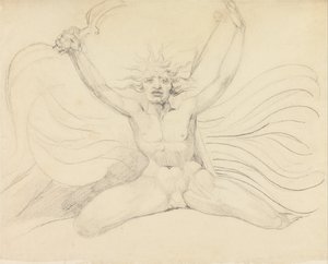 Albion Forçant les Quatre Zoas à Leurs Tâches Propres - William Blake