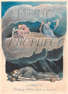 Amérique. Une prophétie, Planche 2, Page de titre - William Blake