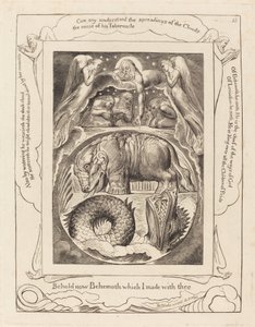 Béhémoth et Léviathan - William Blake