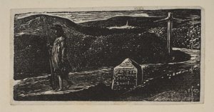 Le voyage de Colinets, borne marquée LXII miles jusqu