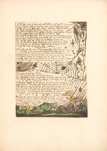 Europe. Une prophétie, Planche 14, Et les nuages et les feux (Bentley 15) - William Blake