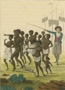 Groupe de personnes noires, importées pour être vendues comme esclaves, 1793