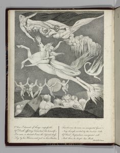 Illustration pour "Leonora, A Tale" de Gottfreid Augustus Bürger, gravée par Perry, 1796 - William Blake