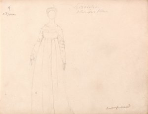 Feuille du carnet de croquis Blake-Varley de 1819, pages 27 et 28 - William Blake