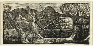 Le berger chasse le loup, des Pastorales de Virgile