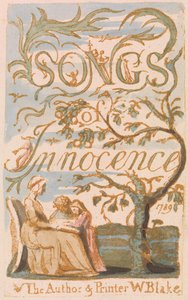 Lieder der Unschuld, Titelseite (Platte 2) - William Blake